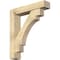 Ekena Millwork Merced Block Rough Sawn Bracket w/ Offset Brace, Douglas Fir, 6"W x 28"D x 32"H BKT0604X28X32MRC05RDF - alternate 1